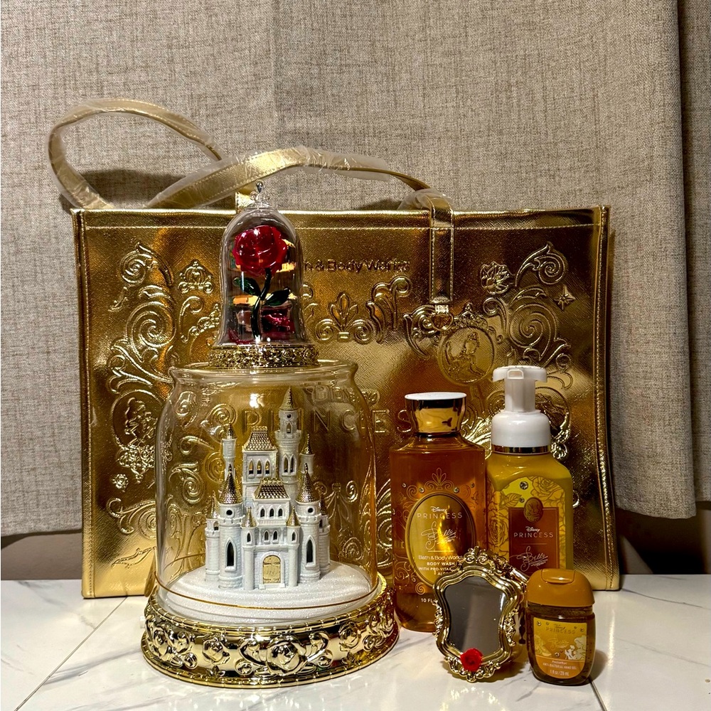 Bath & Body Works Disney Beauty and the Beast Gold Gift Set